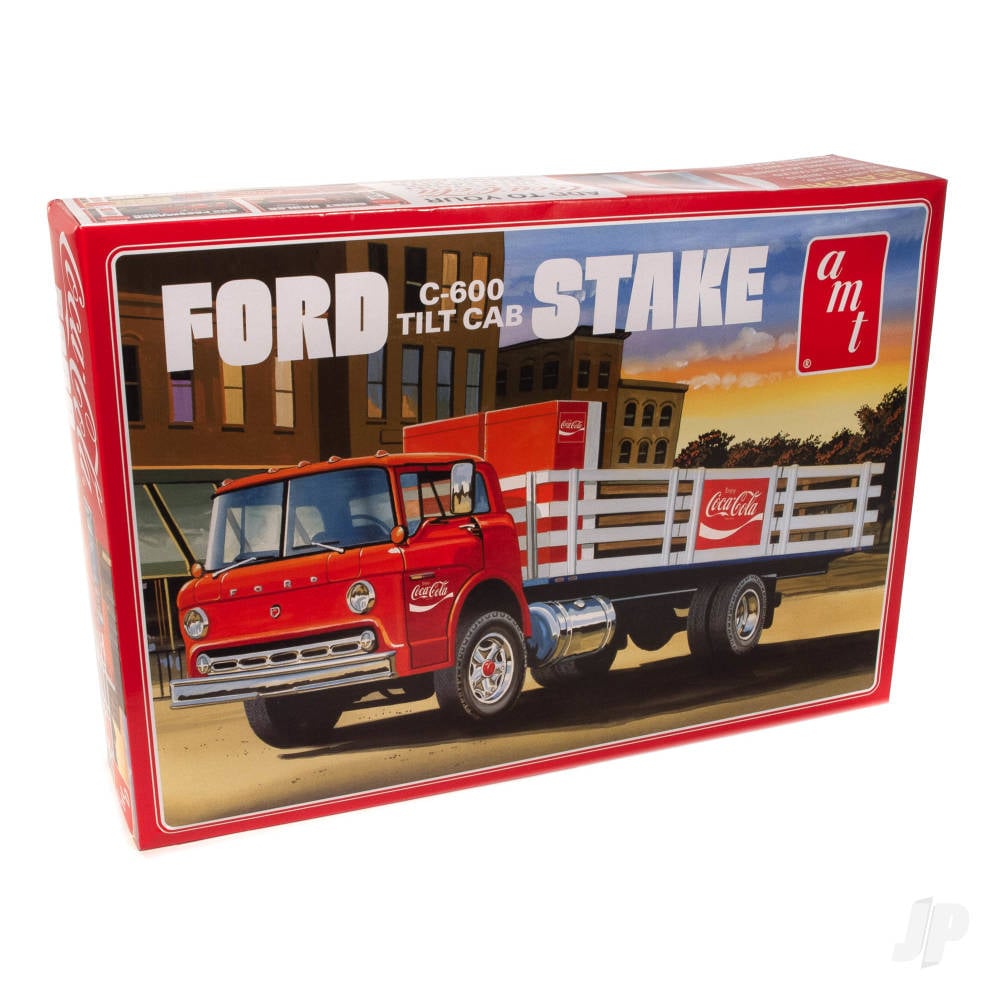Ford C600 Stake Bed w/Coca-Cola Machines-3