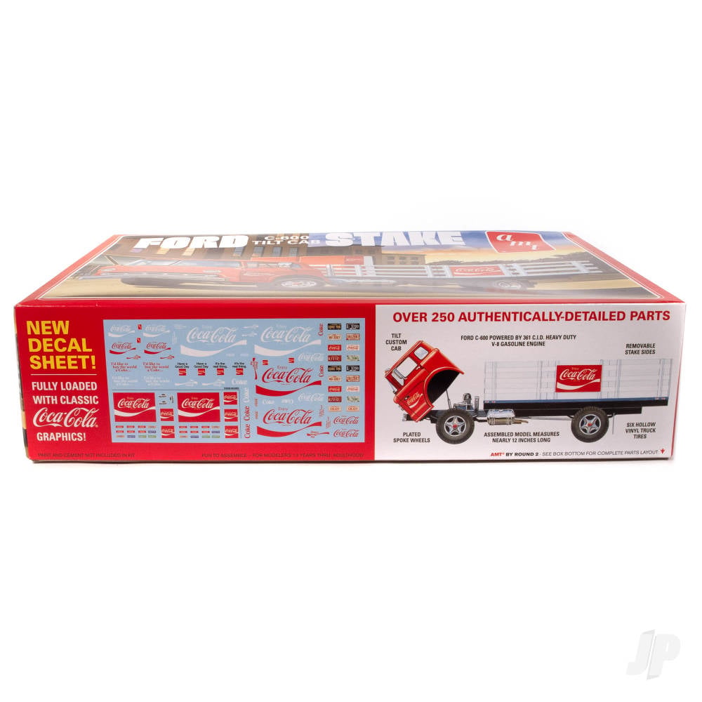 Ford C600 Stake Bed w/Coca-Cola Machines-5