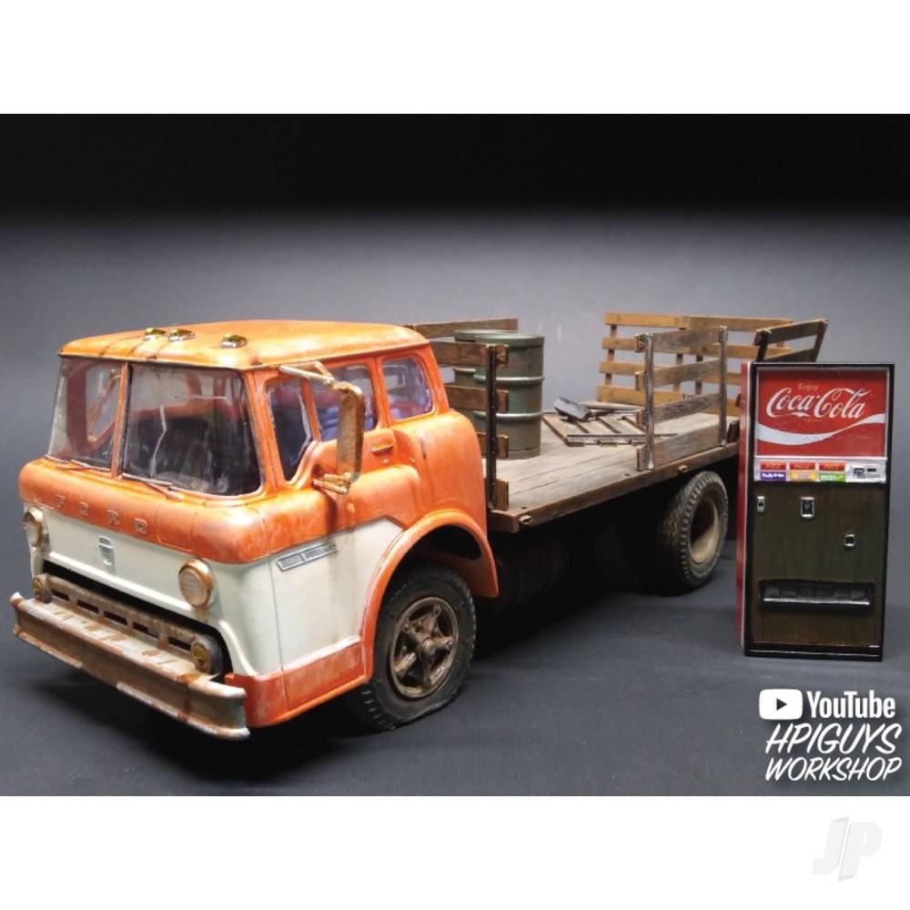 Ford C600 Stake Bed w/Coca-Cola Machines-15