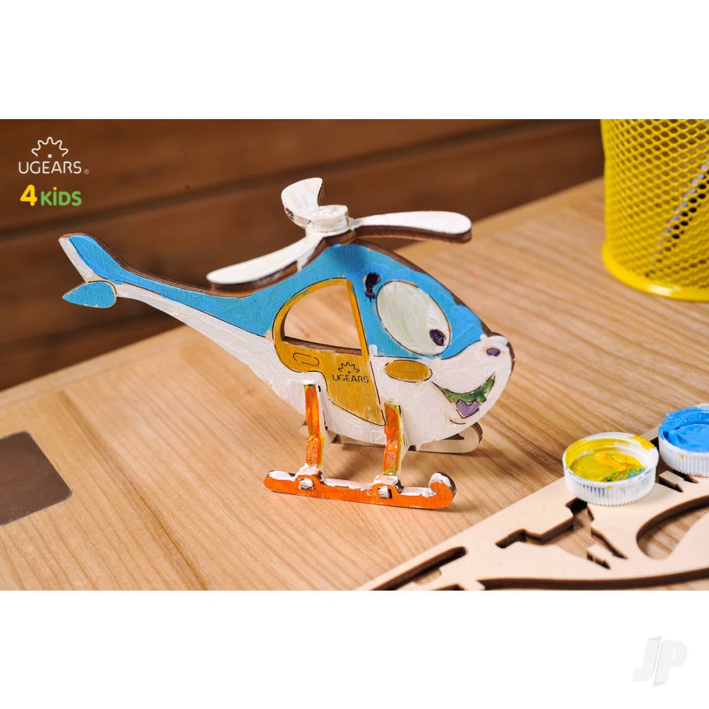 3D Colouring Model Helicopter-4
