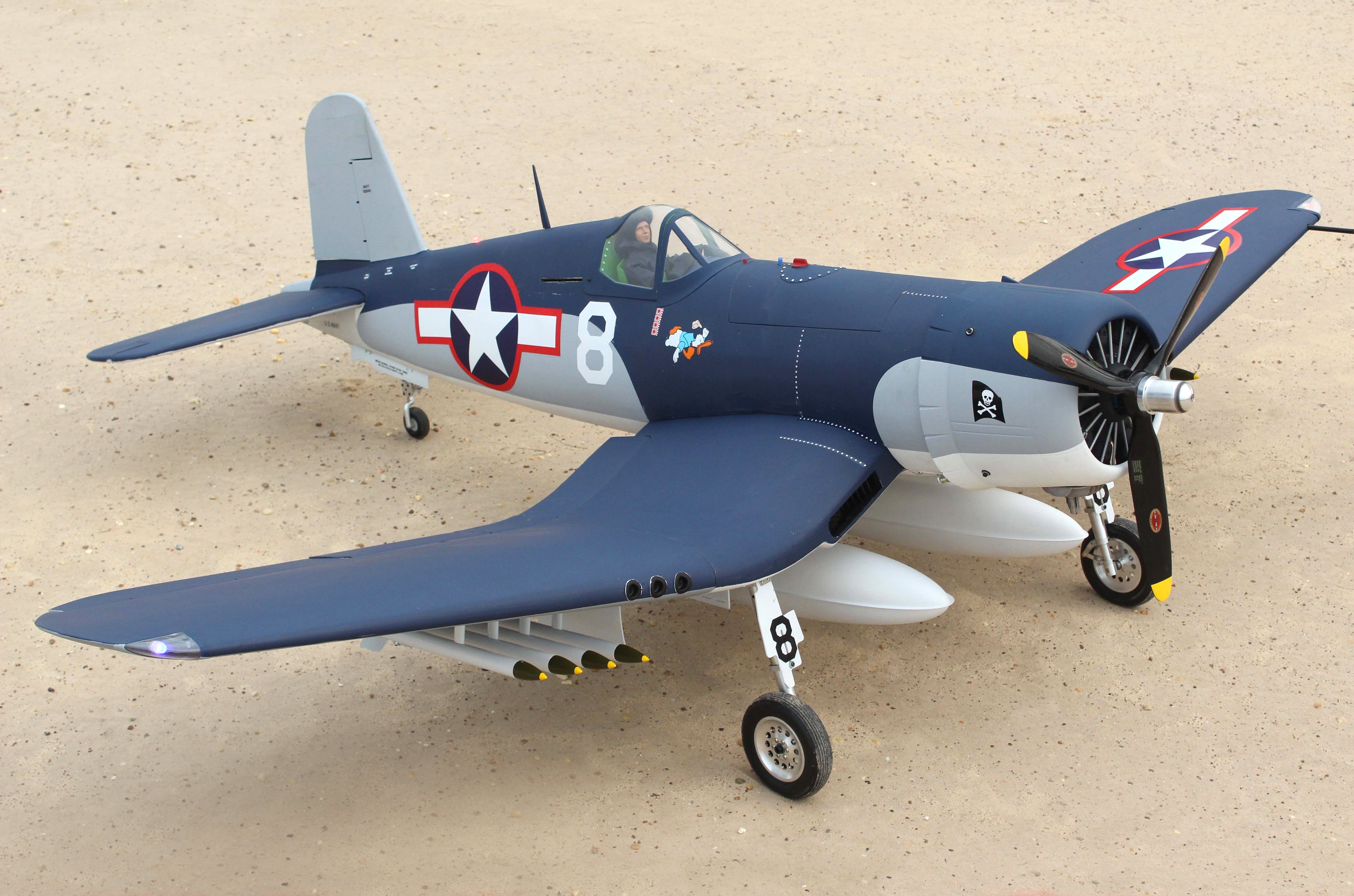 Vought F4U Corsair / Goodyear FG-1D (62cc) 2.20m (86in) (No Retracts)-2