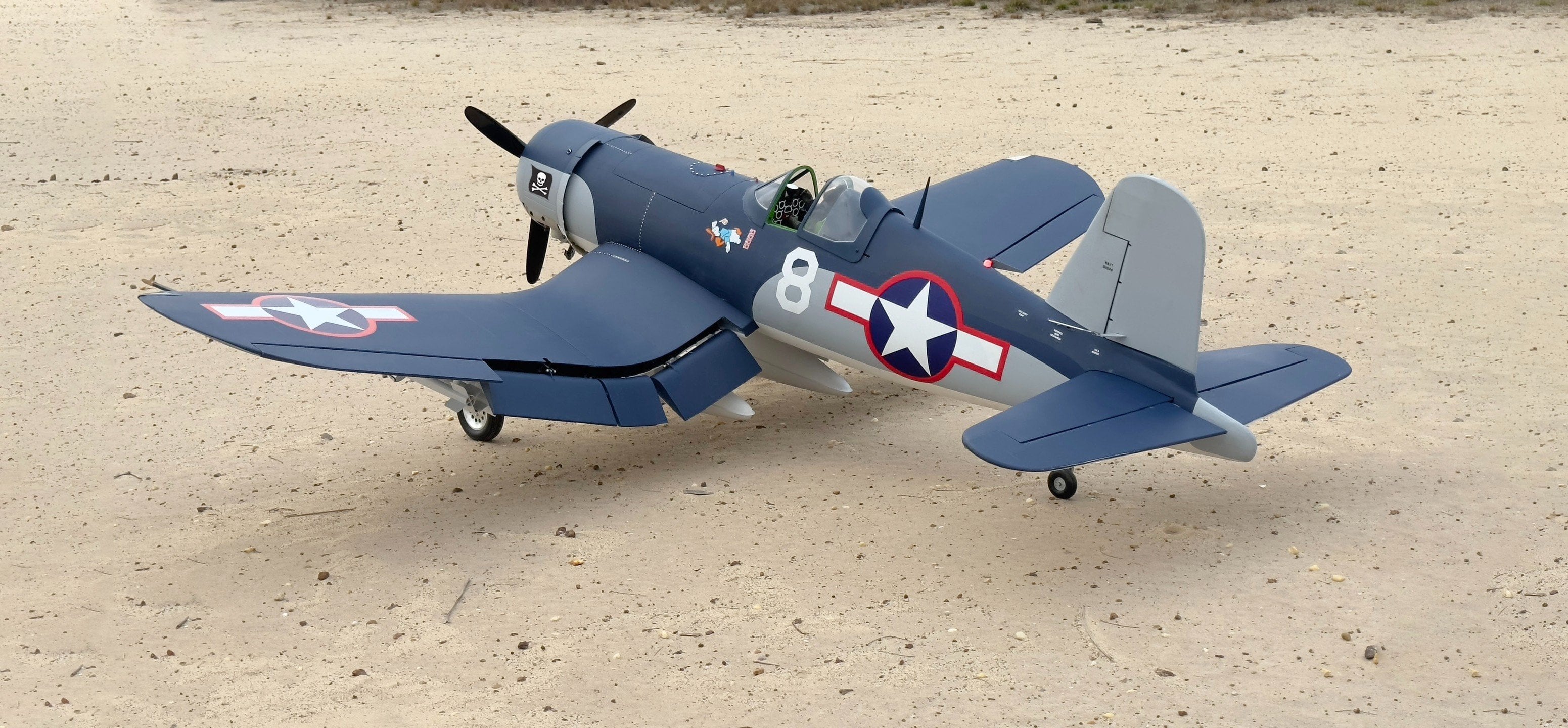 Vought F4U Corsair / Goodyear FG-1D (62cc) 2.20m (86in) (No Retracts)-3