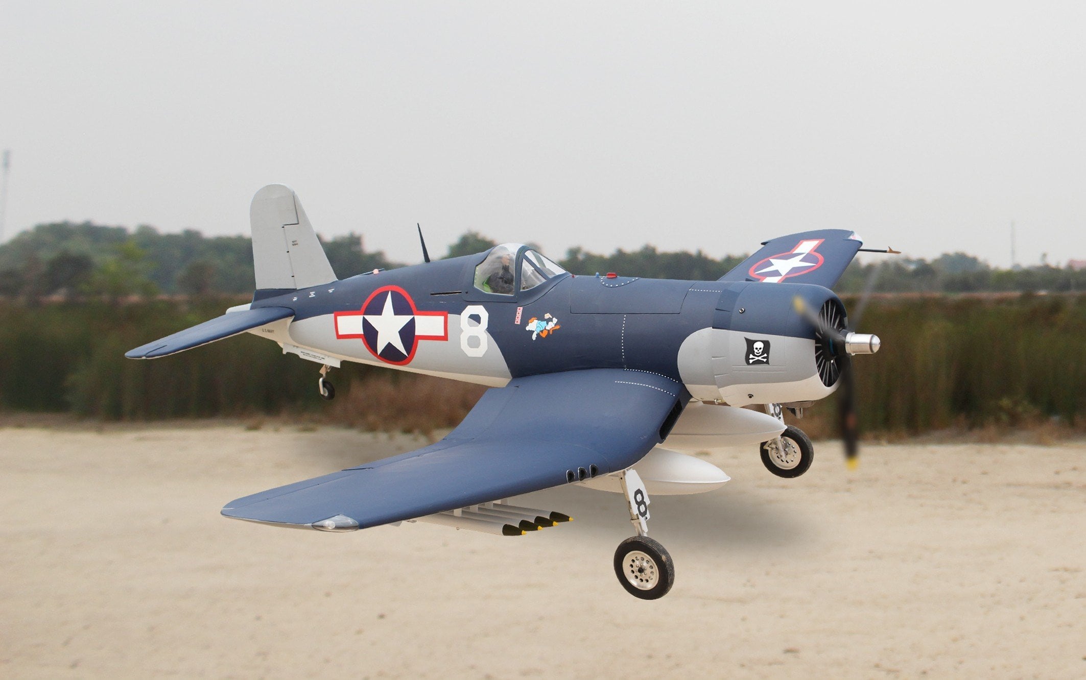 Vought F4U Corsair / Goodyear FG-1D (62cc) 2.20m (86in) (No Retracts)-7
