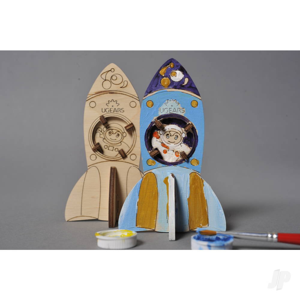 3D Colouring Model Rocket-2