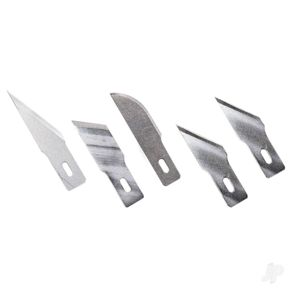 5 Assorted Heavy Duty Blades (#2, #19, #22, 2x #24), Shank 0.345" (0.88 cm) (5 pcs) (Carded)-3