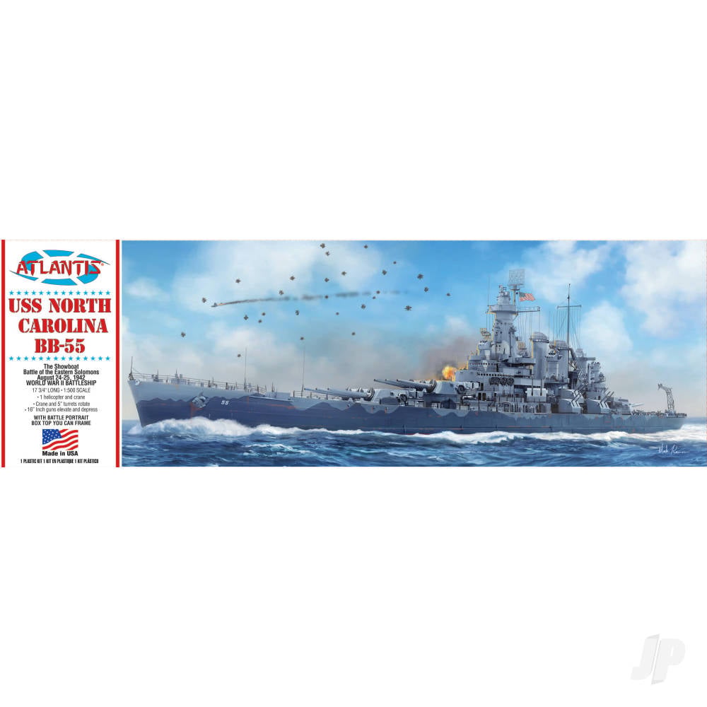 1:500 USS North Carolina BB-55 Battleship