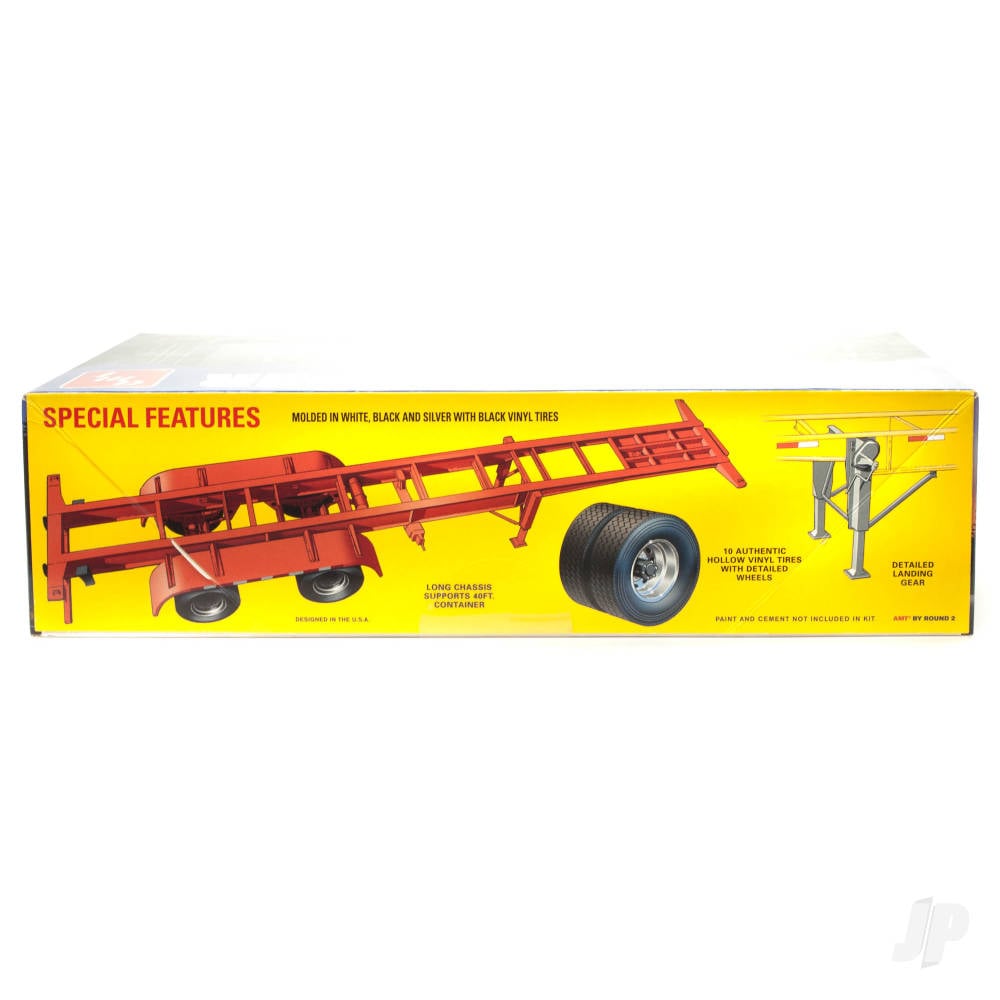 1:25 40ft Semi Container Trailer-4