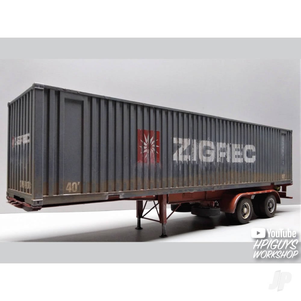 1:25 40ft Semi Container Trailer-9