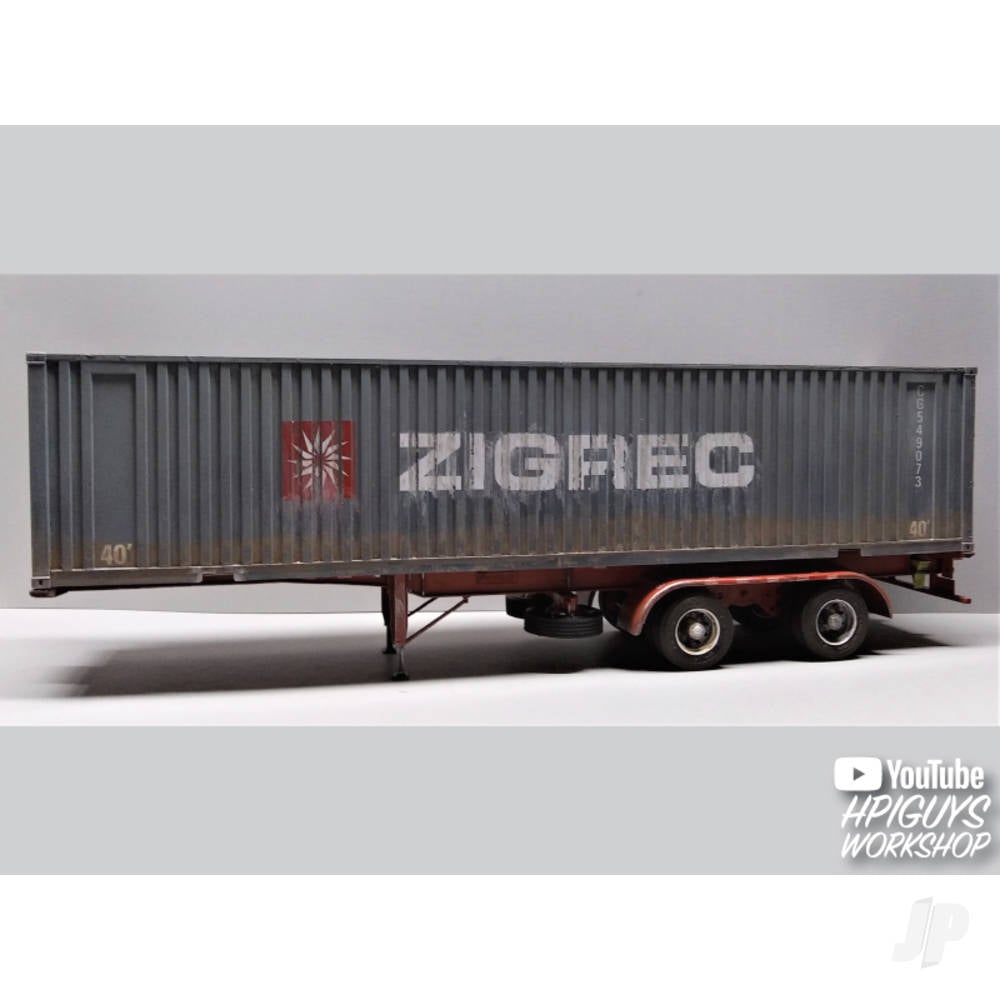 1:25 40ft Semi Container Trailer-11