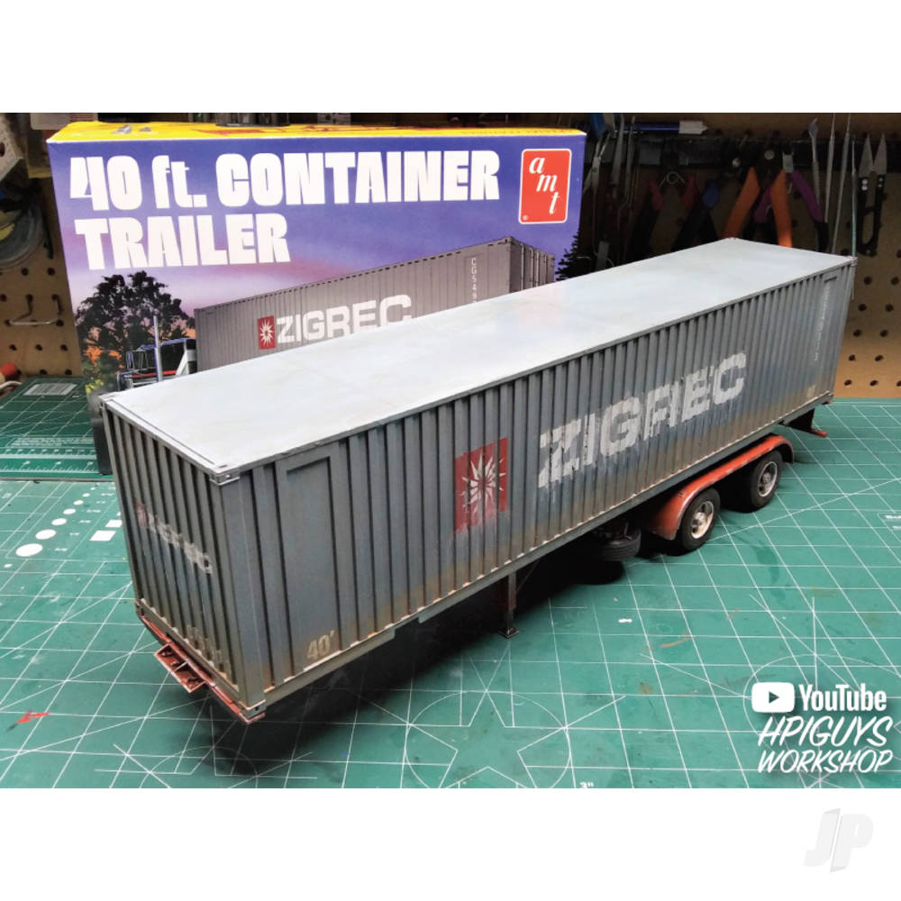 1:25 40ft Semi Container Trailer-13