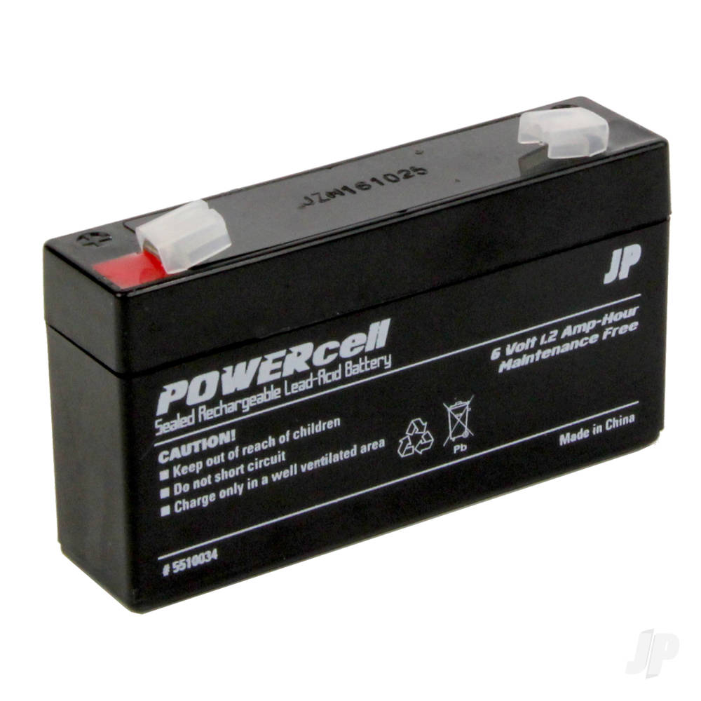 6V 1.2Ah Powercell Gel Battery