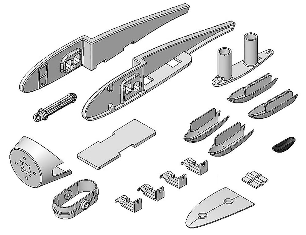 Plastic Parts Set Heron 224398
