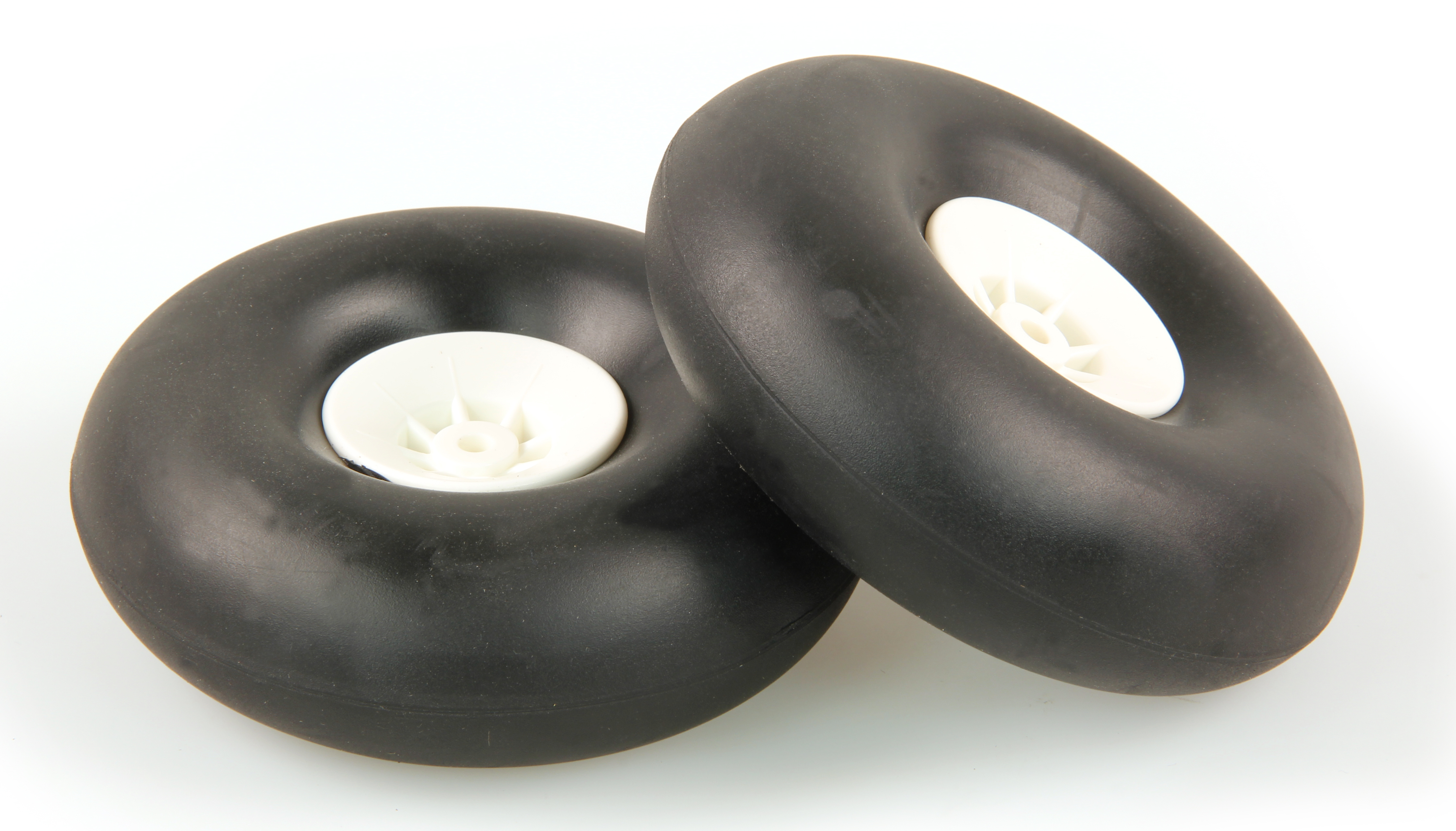 White Wheels 4.0in - (100mm) (10 pcs)-2