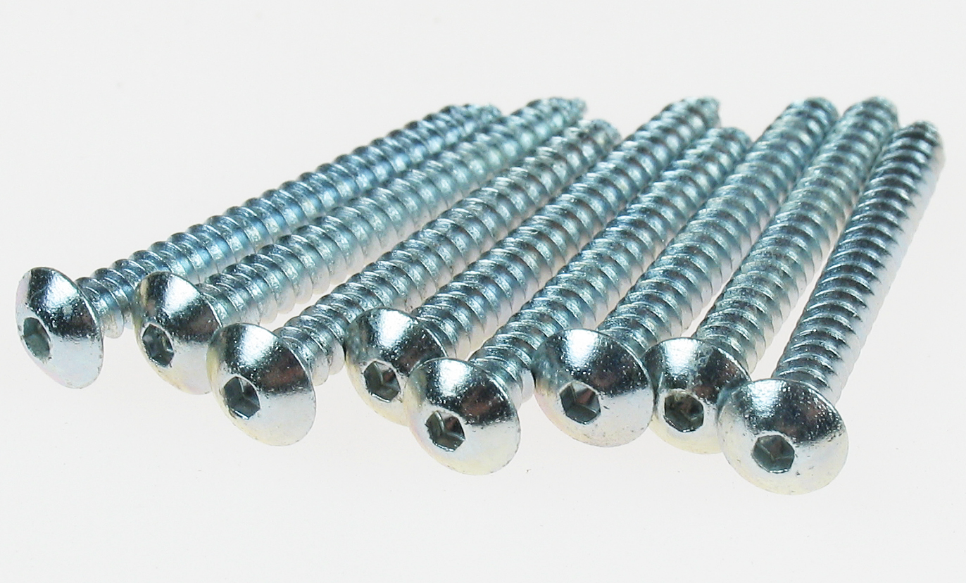 2 x 1/2 Button Head Sheet Metal Screws (8 pcs per package)-2