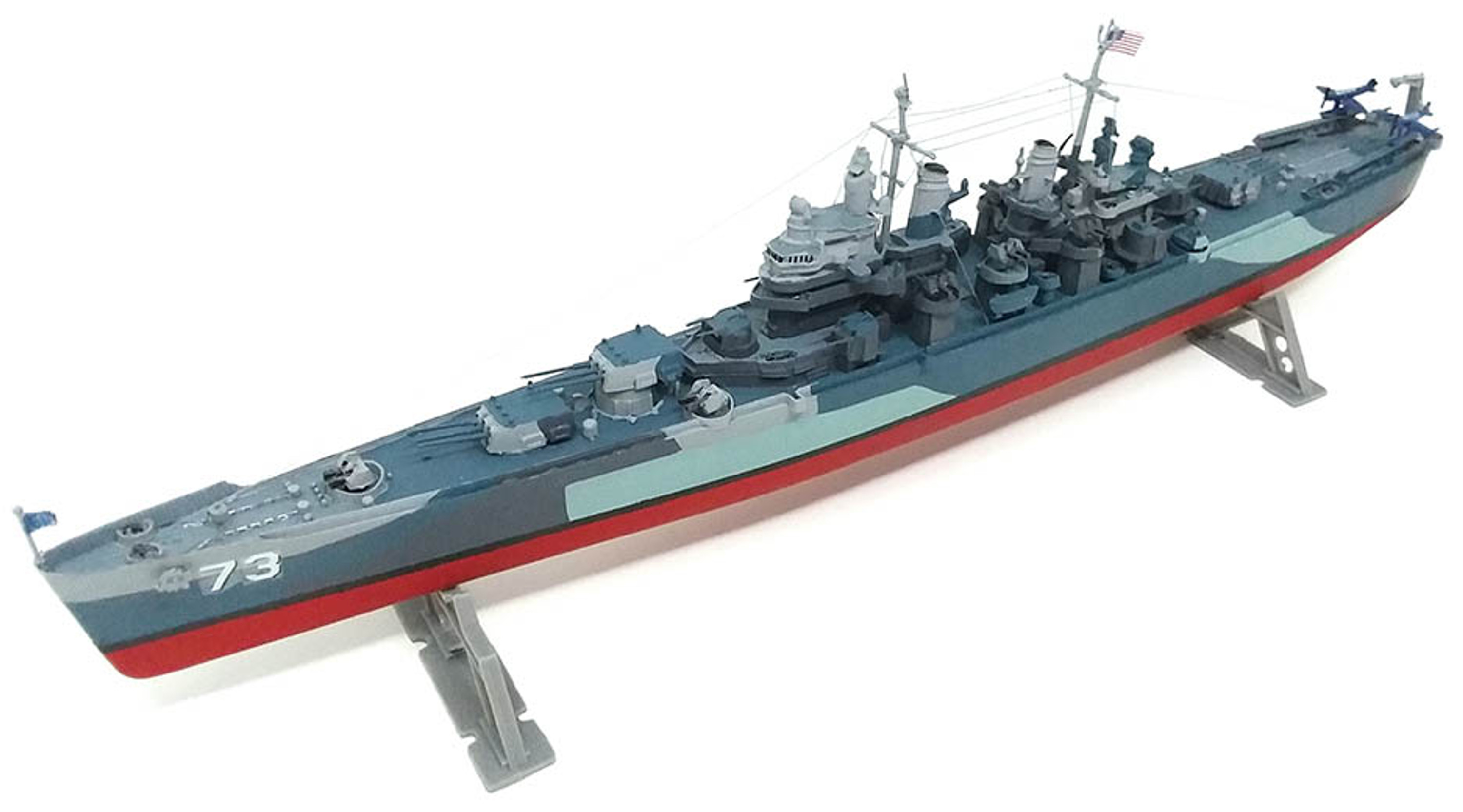 1:480 USS Pittsburgh CA-72 Heavy Cruiser-2