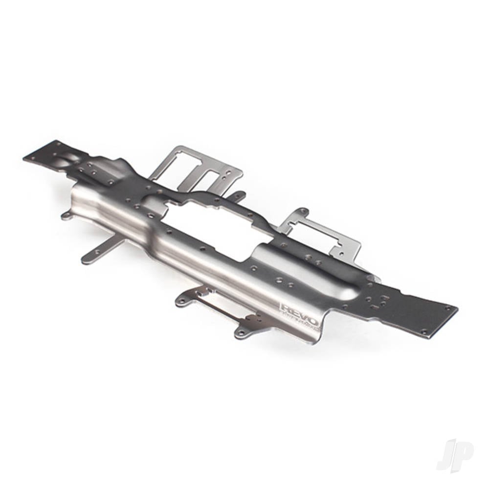 Chassis, Revo 3.3 (extended 30mm) (3mm 6061-T6 aluminium) (titanium-anodised)