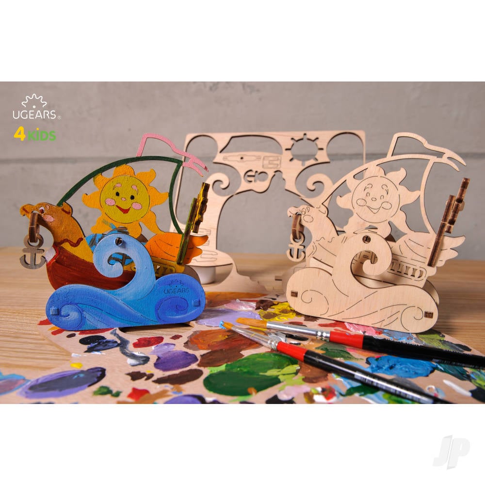 3D Colouring Model Sailboat-5