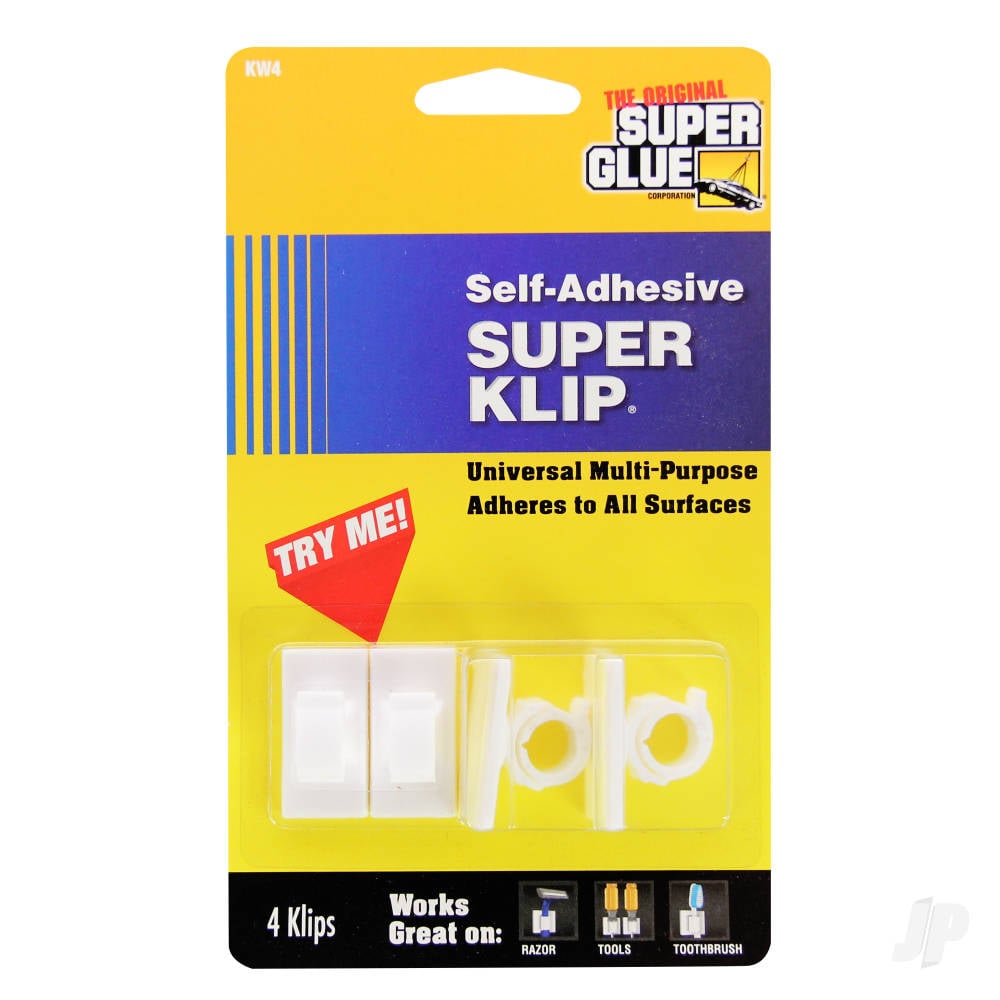 Self Adhesive Super Klip (4 pcs)