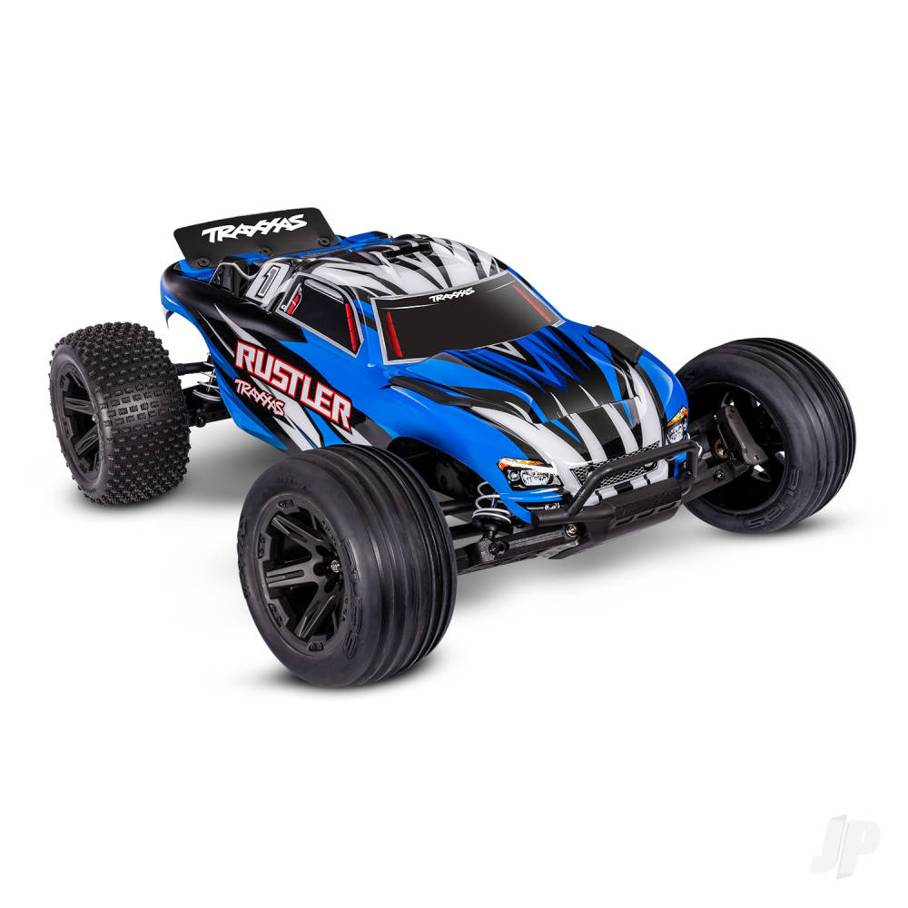 traxxas-rustler-hd-110-2wd-rtr-stadium-truck-bluex-tq-2-ch-xl-5-titan-550-7-cell-nimh-4a-usb-c-charger-clipless-body