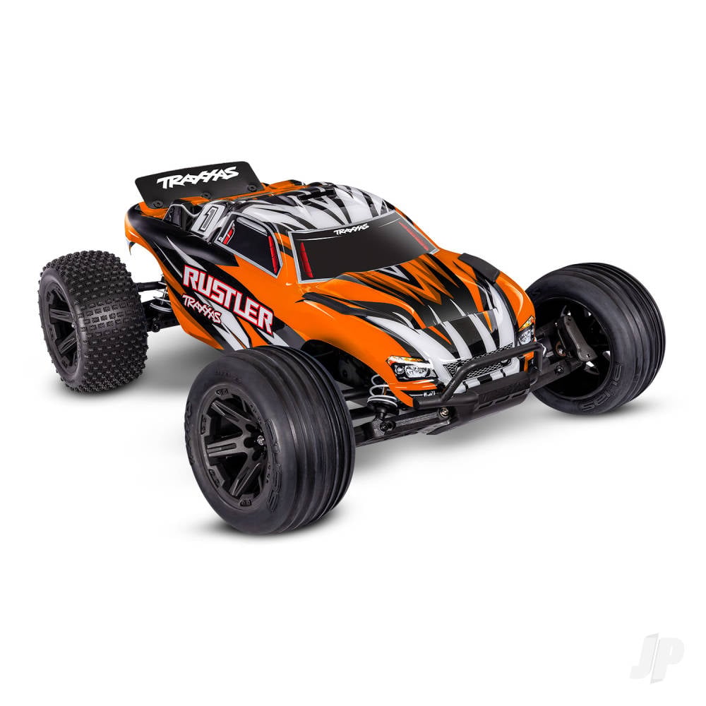 traxxas-rustler-hd-110-2wd-rtr-stadium-truck-orangex-tq-2-ch-xl-5-titan-550-7-cell-nimh-4a-usb-c-charger-clipless-body