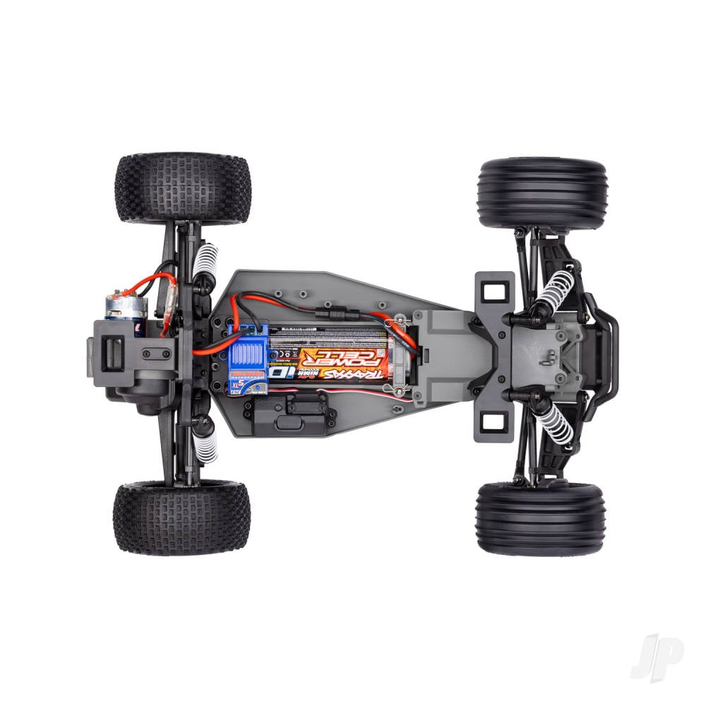 Traxxas Rustler HD 1:10 2WD RTR Stadium Truck, OrangeX (+ TQ 2-ch, XL-5, Titan 550, 7-Cell NiMH, 4A USB-C Charger, Clipless Body)-6