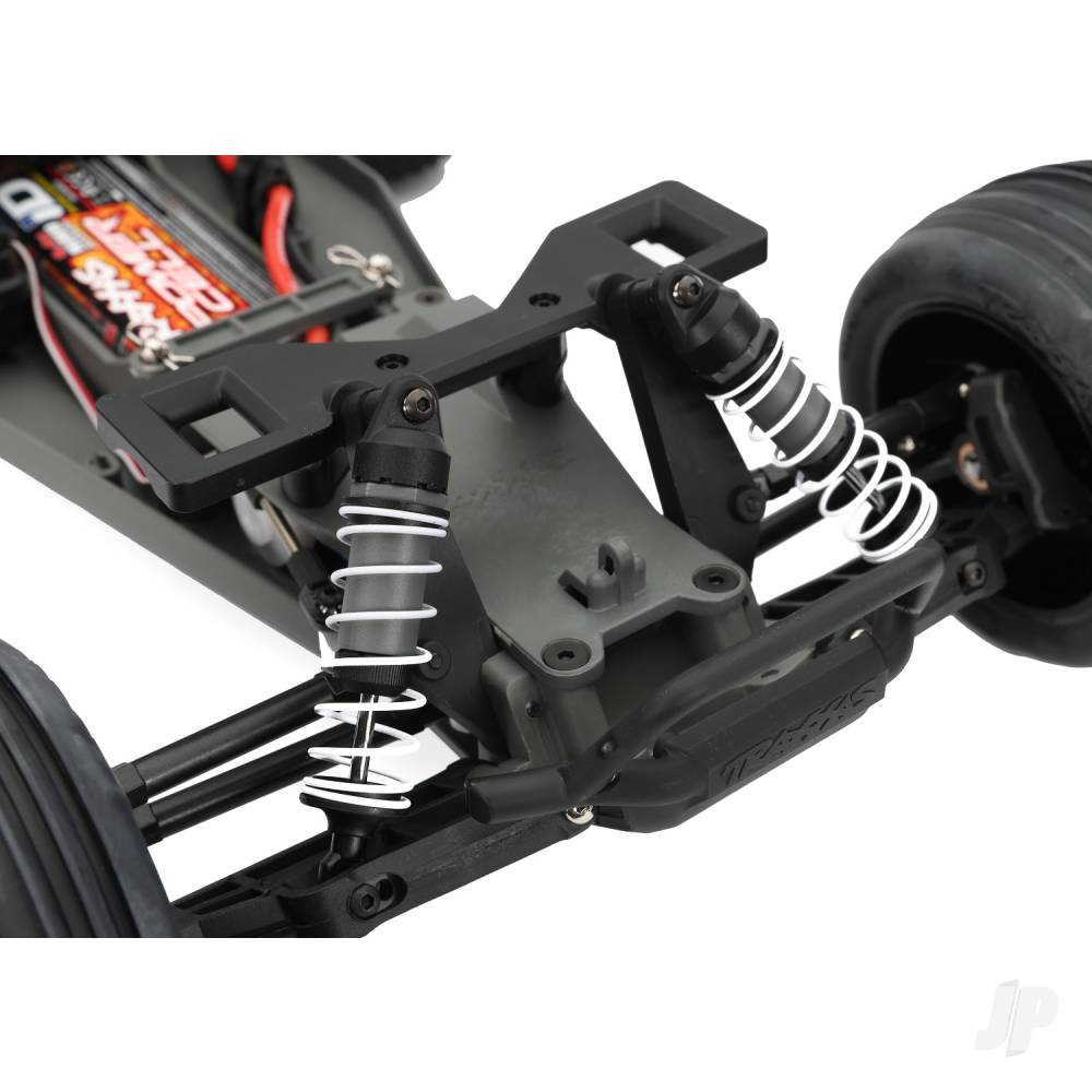 Traxxas Rustler HD 1:10 2WD RTR Stadium Truck, OrangeX (+ TQ 2-ch, XL-5, Titan 550, 7-Cell NiMH, 4A USB-C Charger, Clipless Body)-8