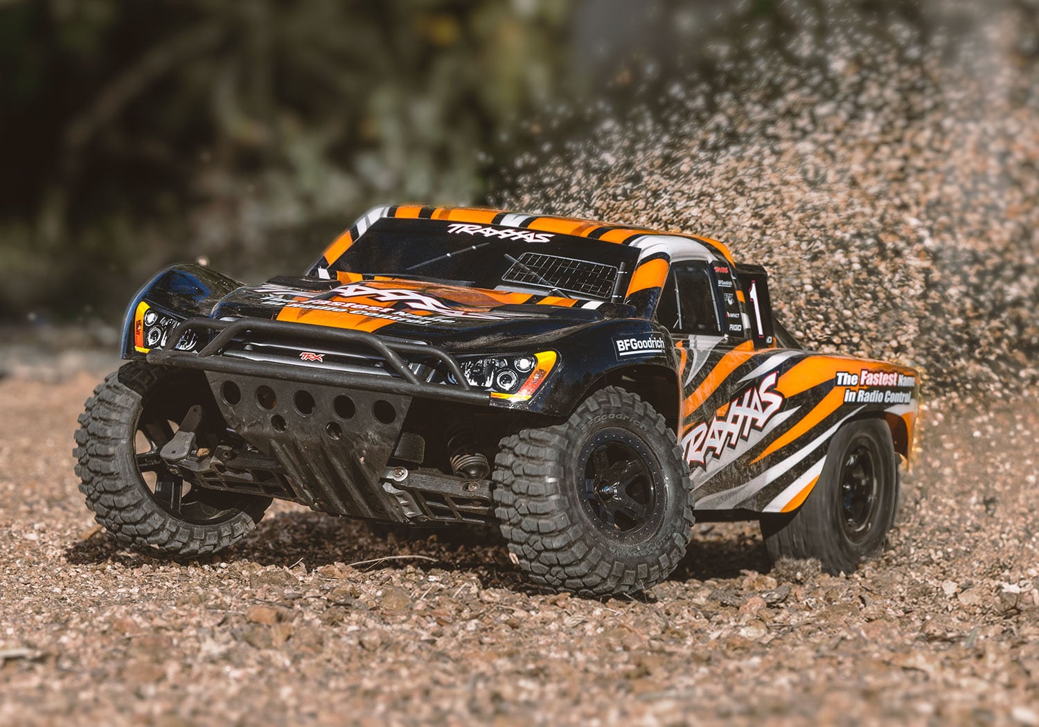 Traxxas Slash HD 1:10 2WD RTR Short Course Truck, OrangeX (+ TQ 2-ch, Titan 550 12T, XL-5, Clipless Body)-7