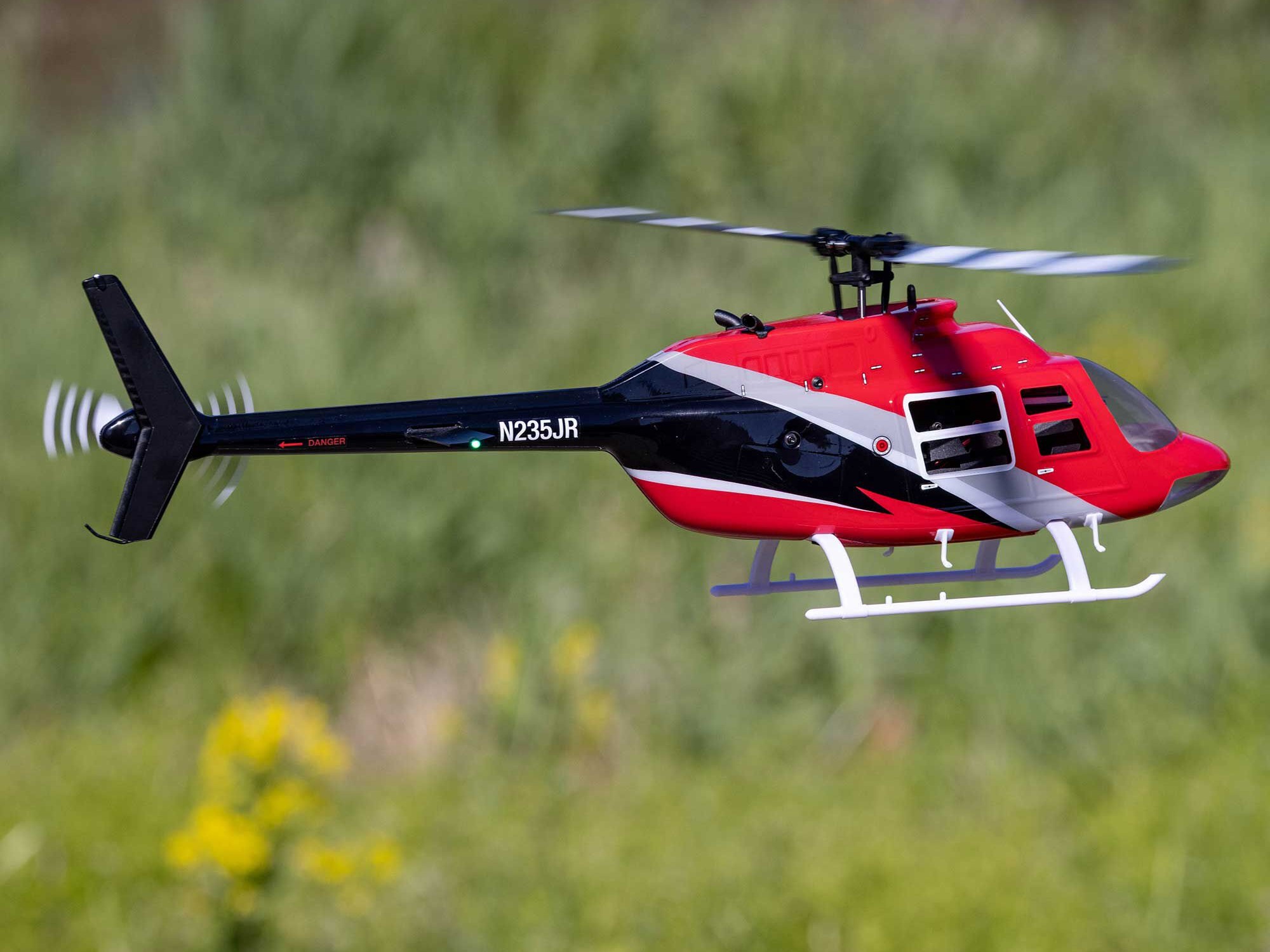 Bell 206 Jet Ranger 235 CP BNF Basic with AS3X and SAFE-16