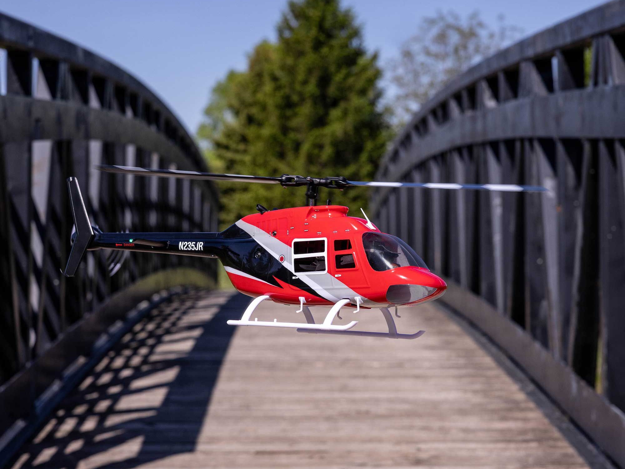 Bell 206 Jet Ranger 235 CP BNF Basic with AS3X and SAFE-18