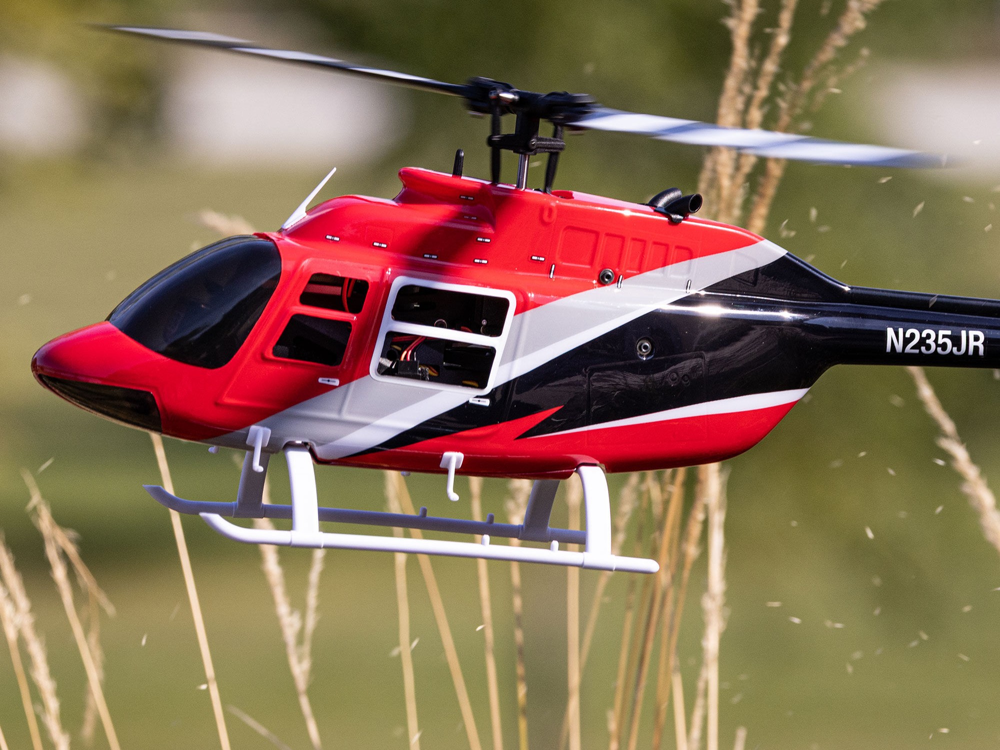 Bell 206 Jet Ranger 235 CP BNF Basic with AS3X and SAFE-20