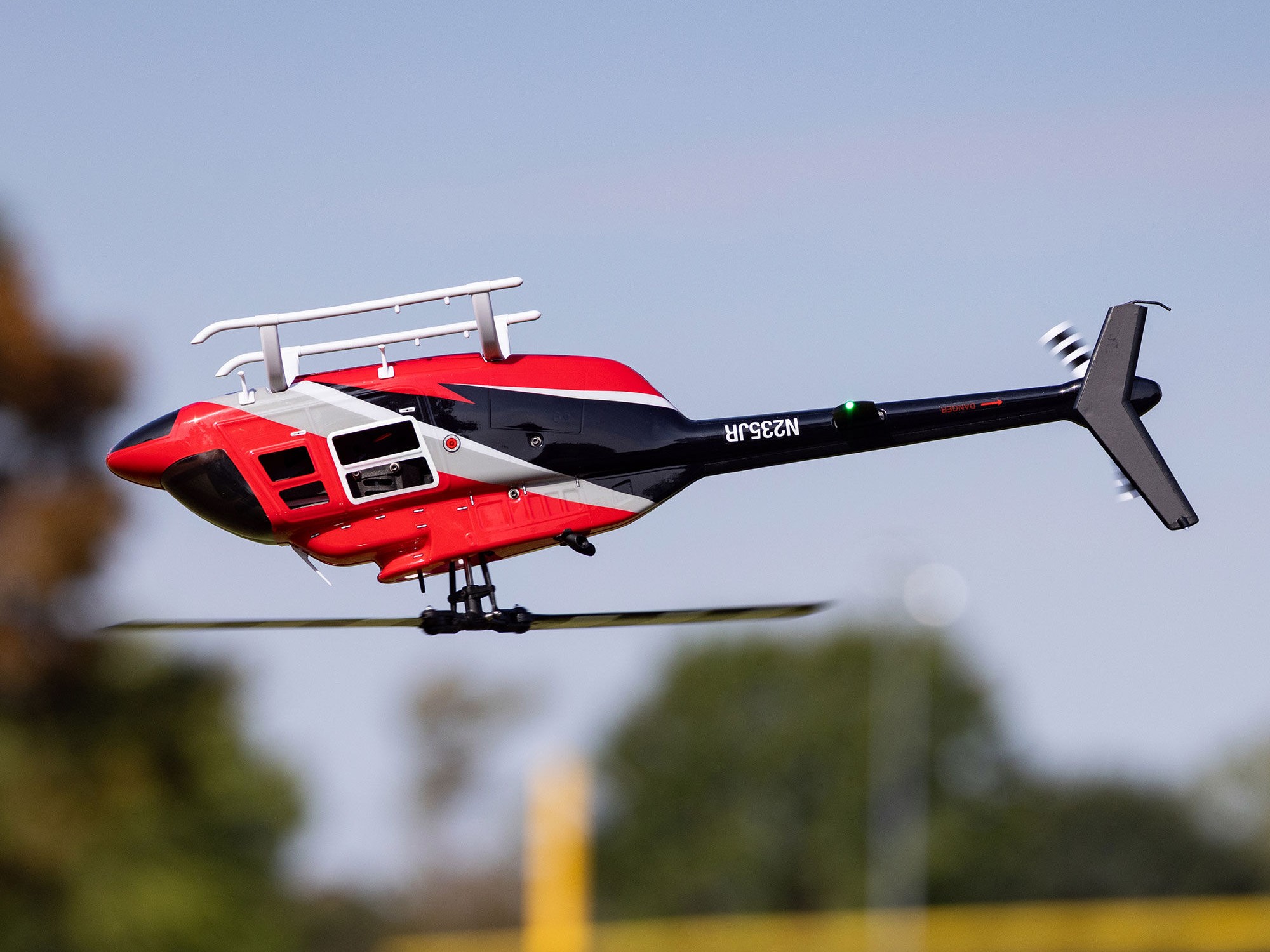 Bell 206 Jet Ranger 235 CP BNF Basic with AS3X and SAFE-22