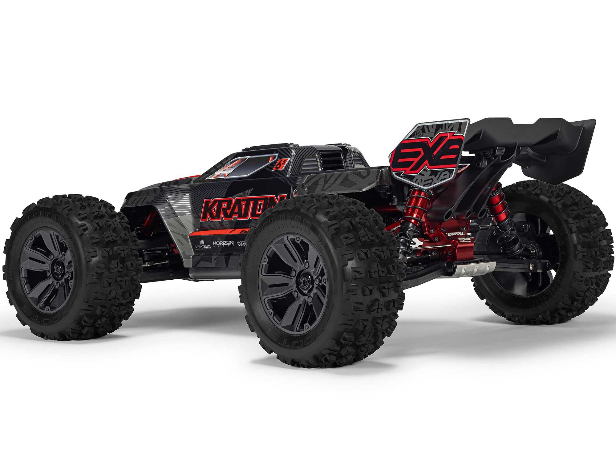 Arrma 1/8 Kraton 6S BLX 4X4 EXB Speed Monster Truck RTR Black-18