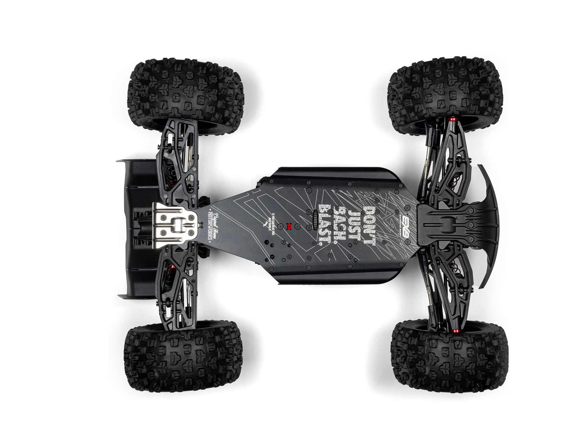 Arrma 1/8 Kraton 6S BLX 4X4 EXB Speed Monster Truck RTR Black-24