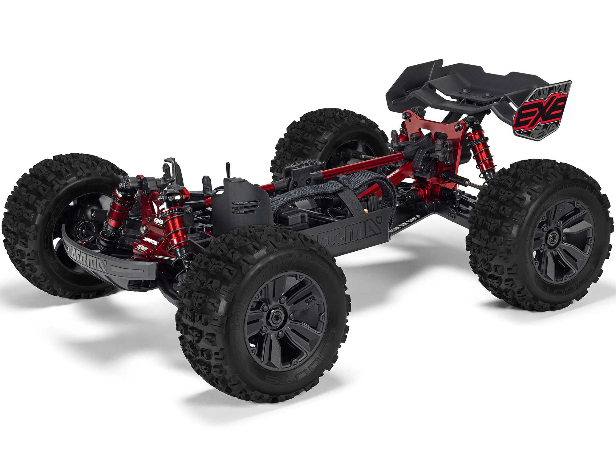 Arrma 1/8 Kraton 6S BLX 4X4 EXB Speed Monster Truck RTR Black-25