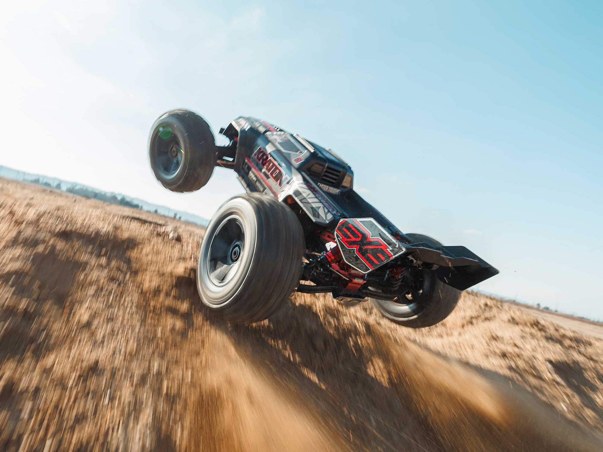 Arrma 1/8 Kraton 6S BLX 4X4 EXB Speed Monster Truck RTR Black-36
