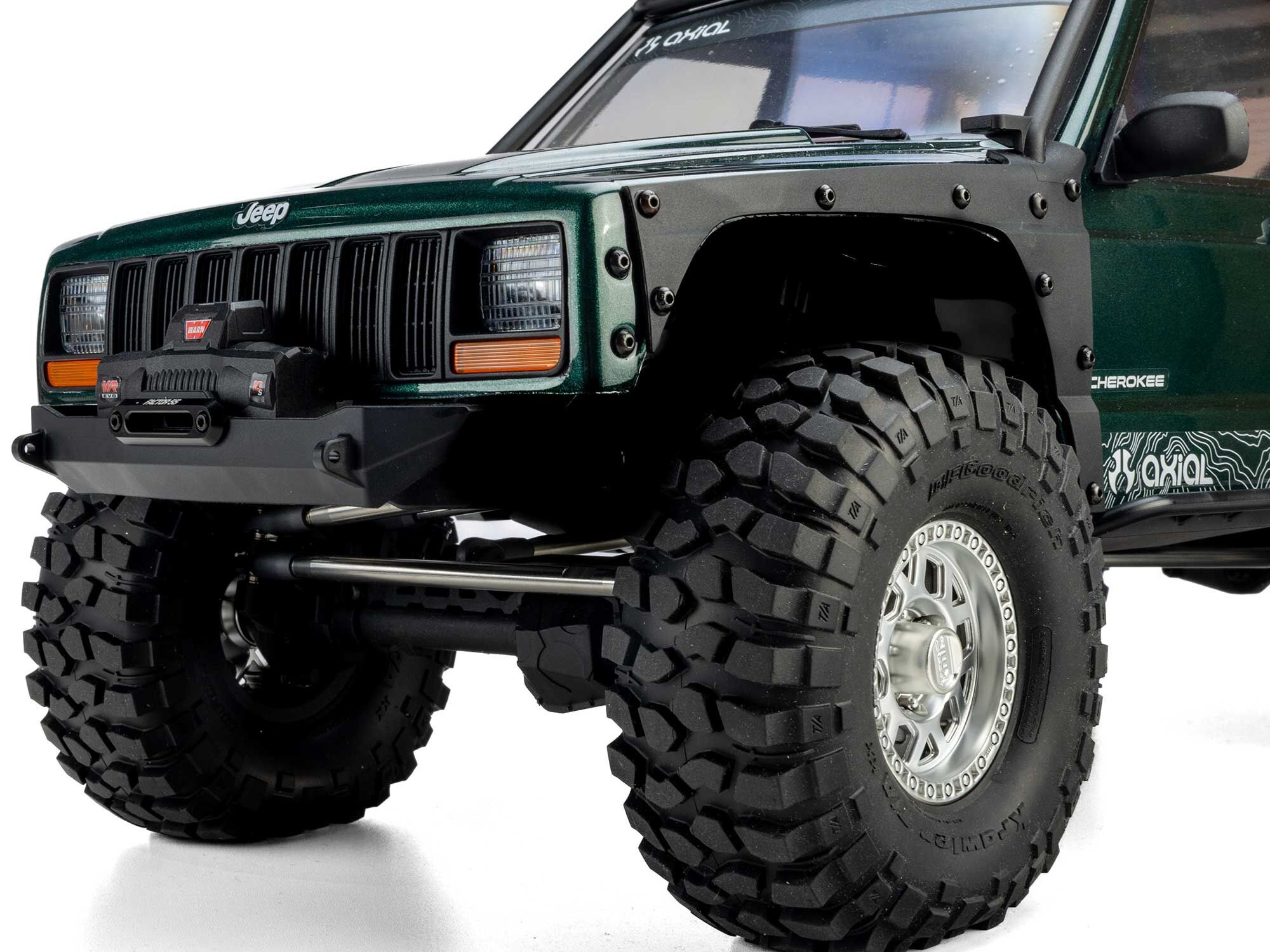 1/10 SCX10 III Jeep Cherokee XJ 4X4 RTR Rock Crawler, Green-19