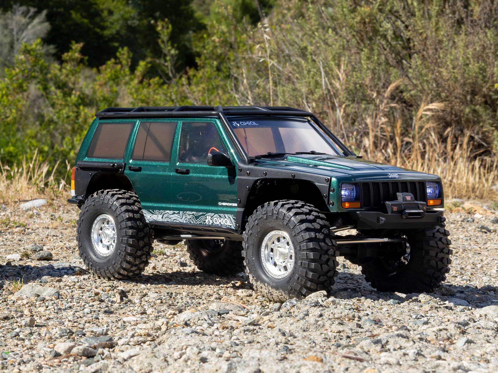 1/10 SCX10 III Jeep Cherokee XJ 4X4 RTR Rock Crawler, Green-22