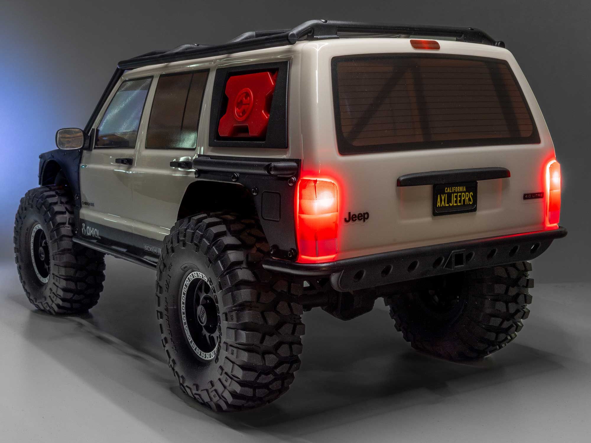 1/10 SCX10 III Jeep Cherokee XJ 4X4 RTR Rock Crawler, White-22