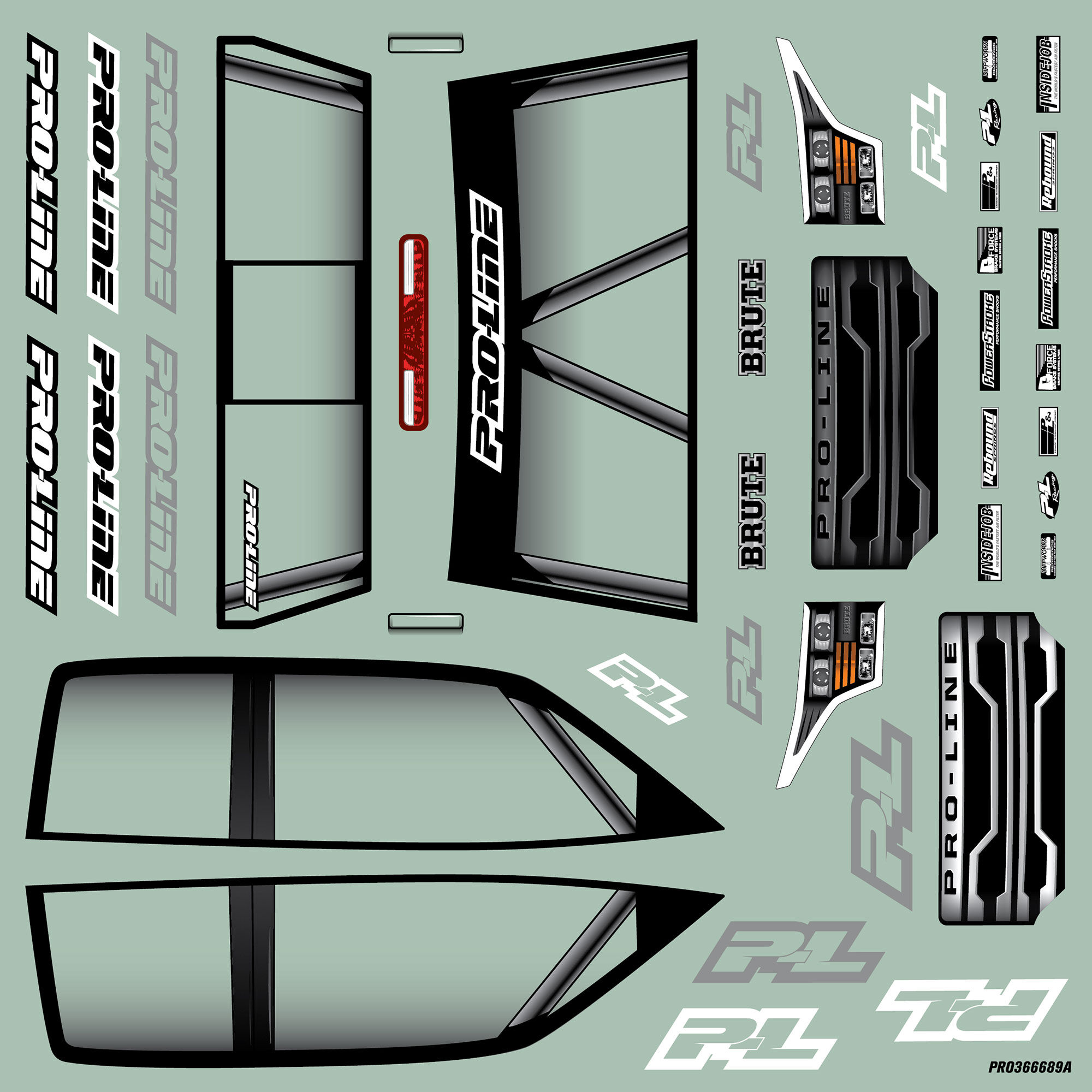1/10 Brute Clear Body: Rock Crawler-13