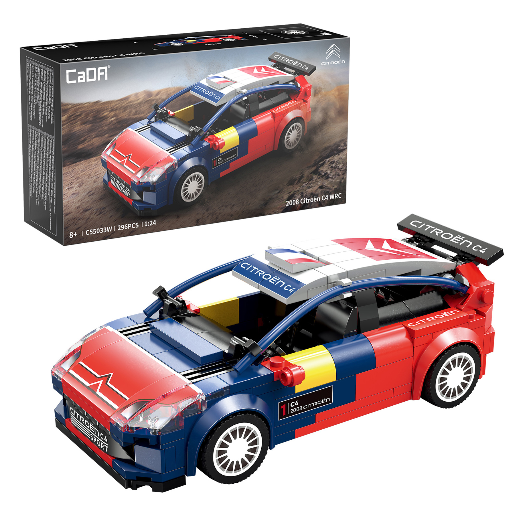 CaDA 2008 Citroen C4 WRC - 296 pcs