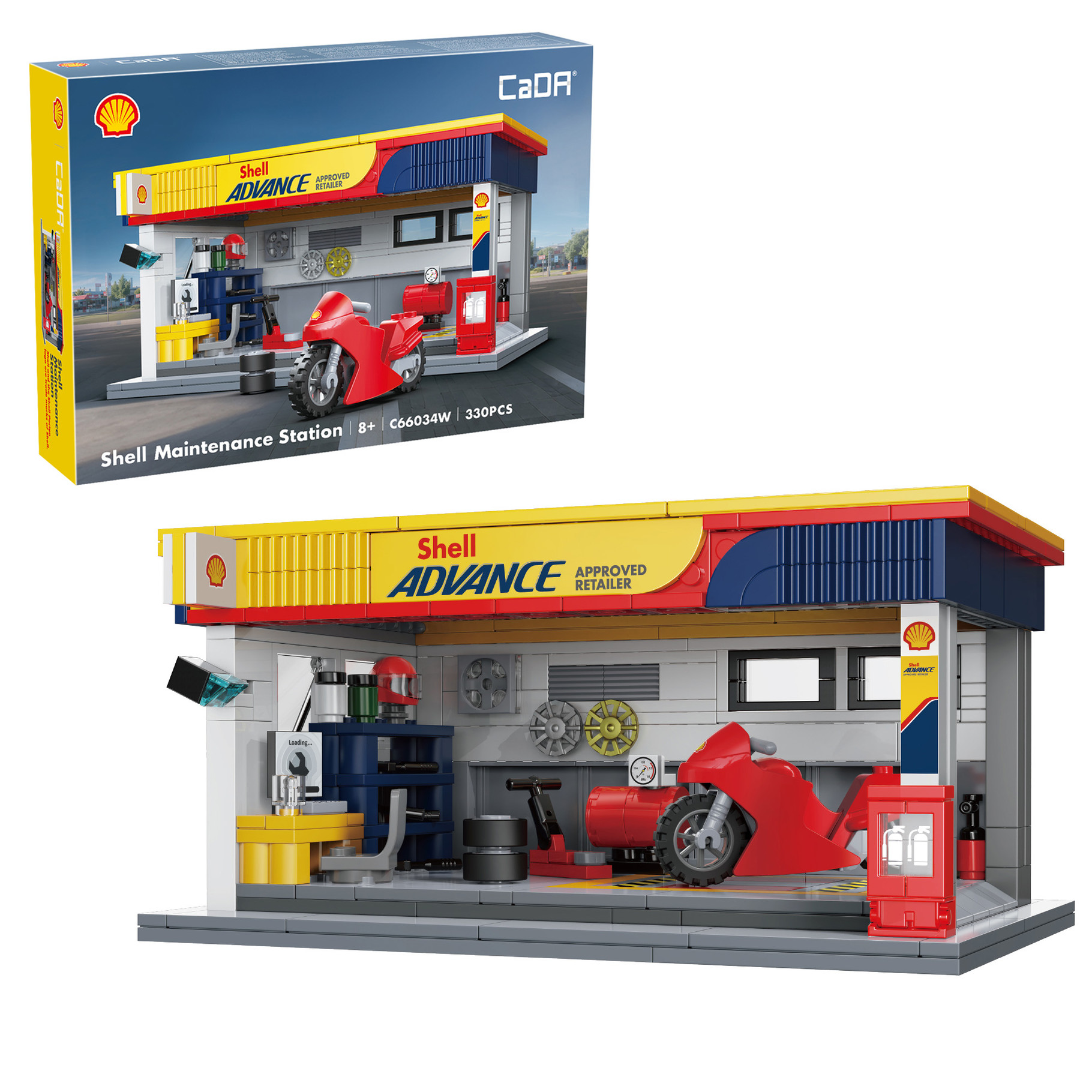 CaDA Shell Maintenance Service Station - 330 pcs