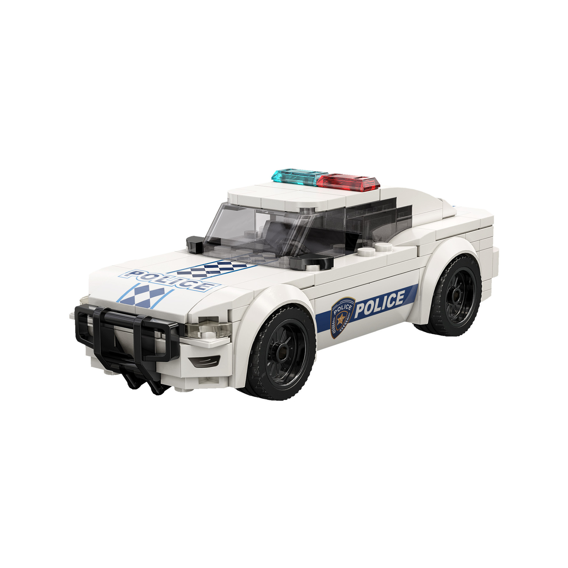 CaDA Midnight Pursuit Police Car - 156 pcs