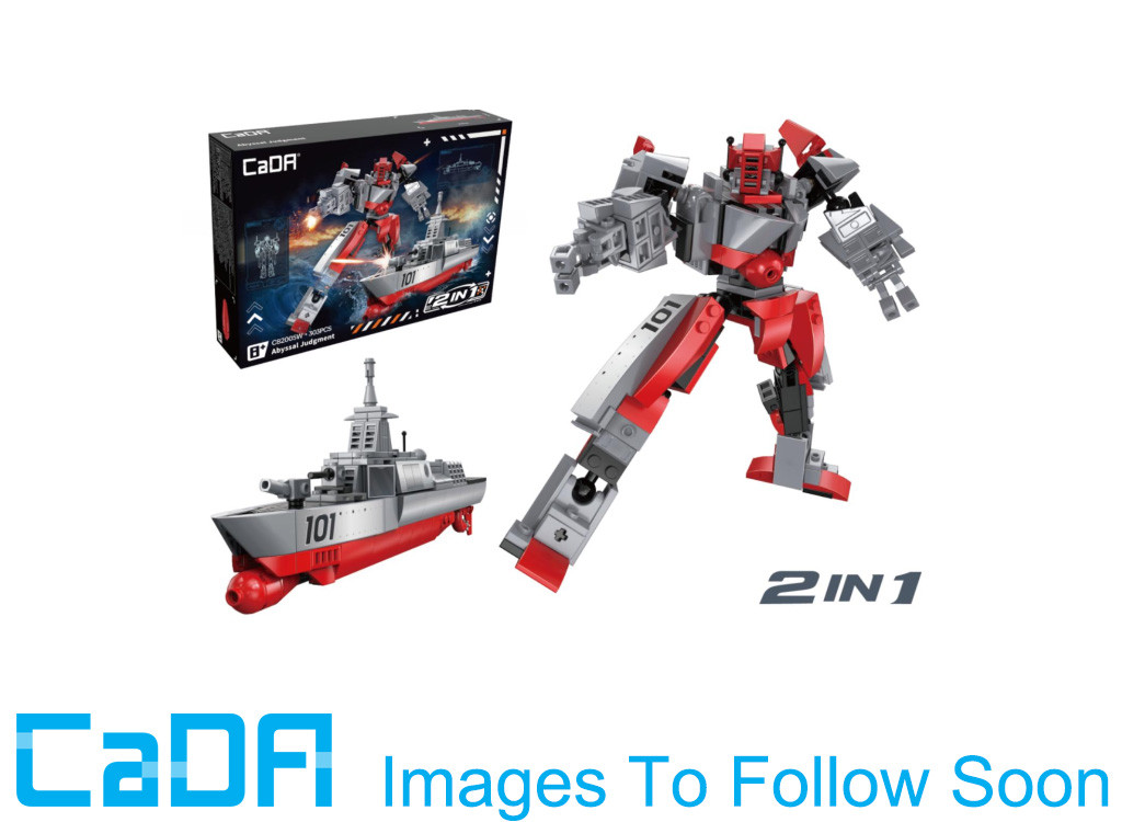 CaDA Judgment 2-in-1 Mecha Robot Ship - 303 pcs