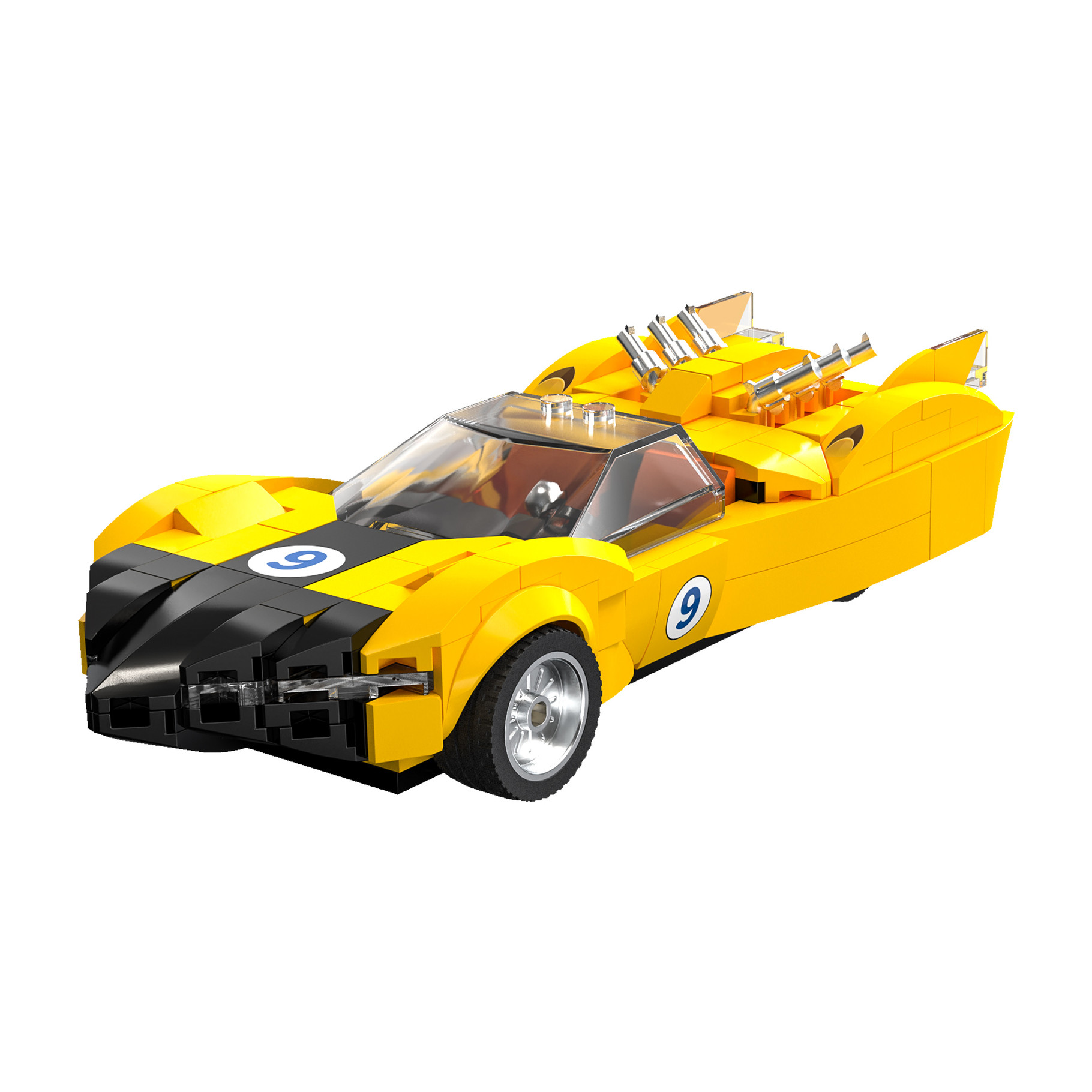 CaDA Speed Racer 1:24 Shooting Star Car - 250 pcs