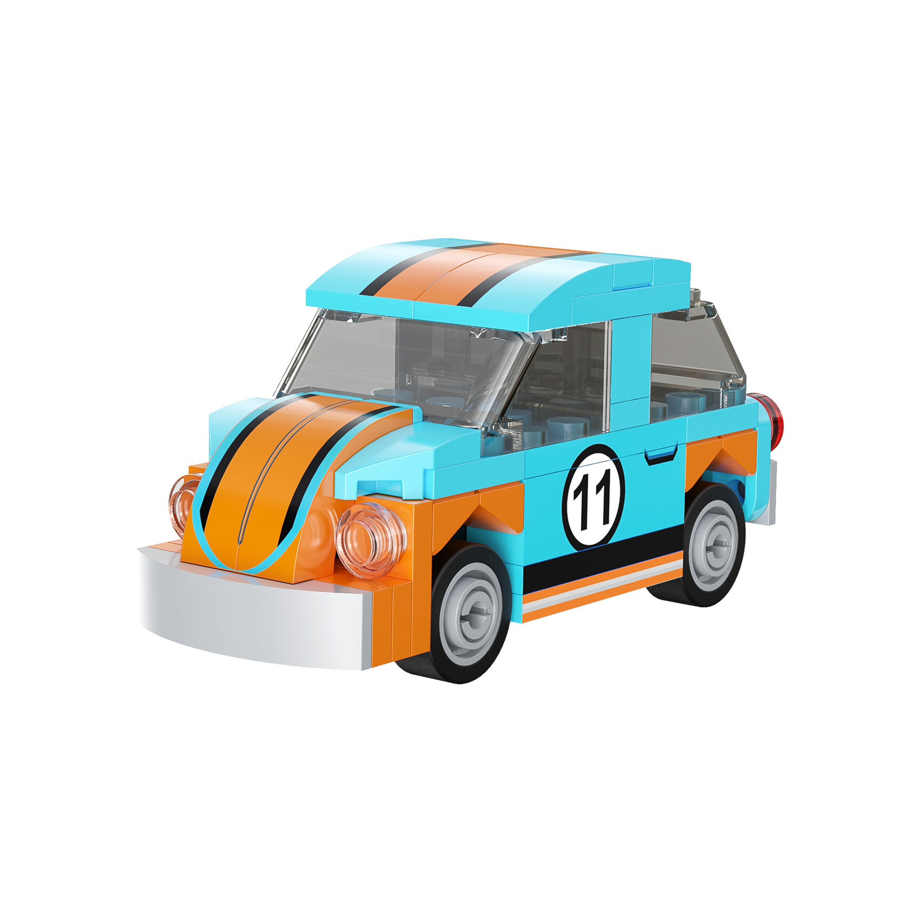CaDA Mini lron Beetle Car - 70 pcs
