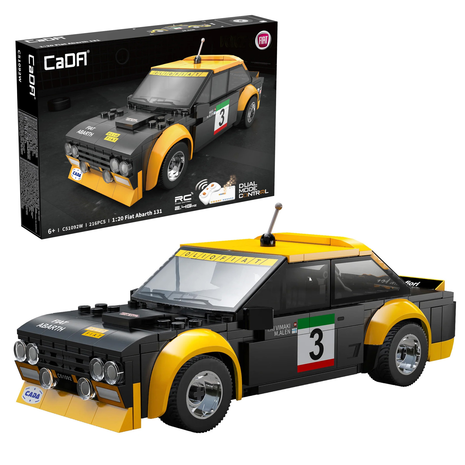 CaDA Fiat Abarth 131 - 216 pcs