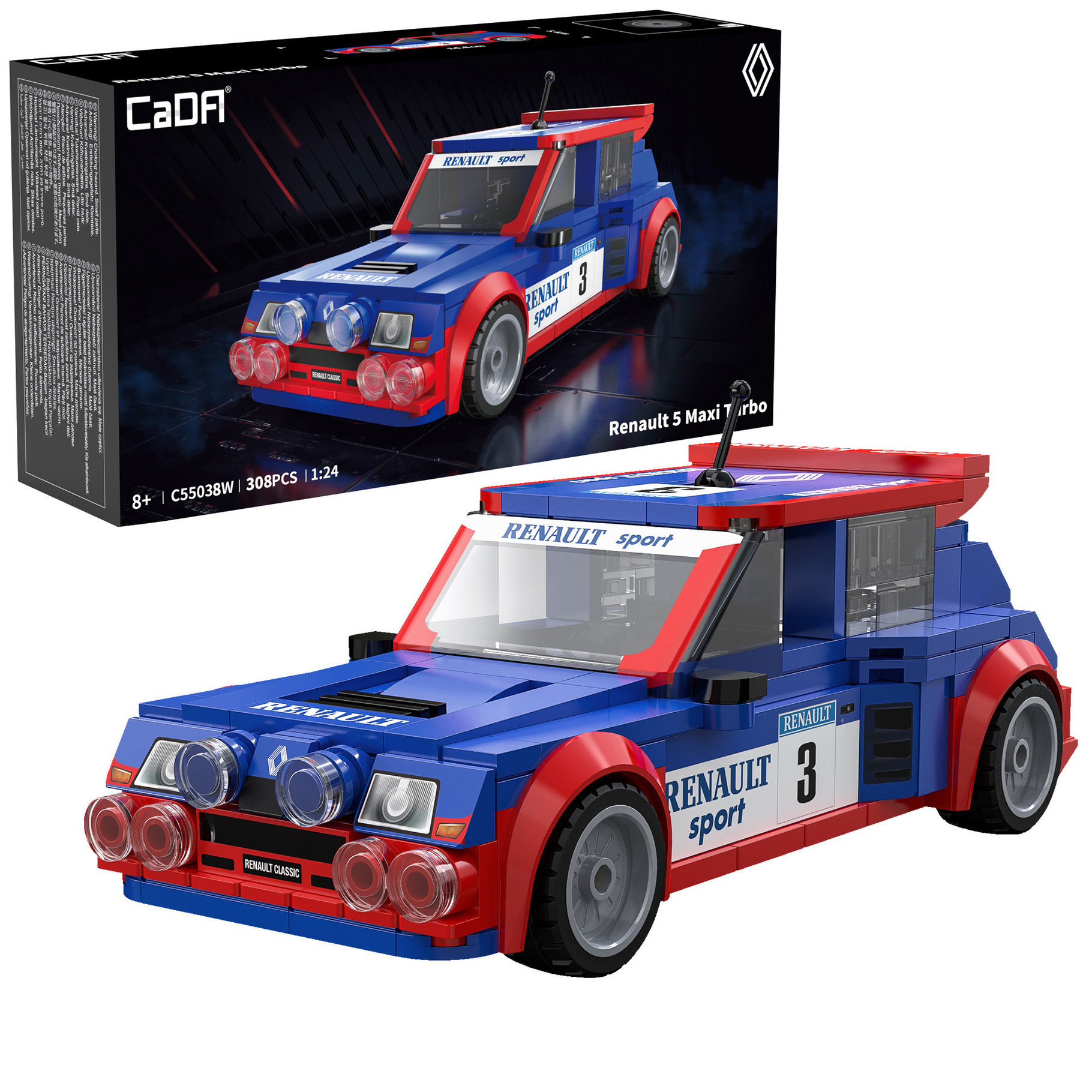 CaDA 1:24 Renault 5 Maxi Turbo - 308 pcs