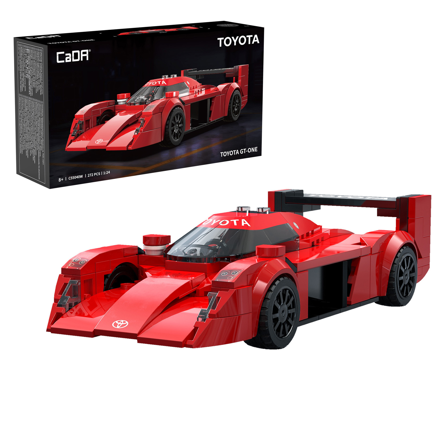 CaDA 1:24 Toyota GT-One Racing Car - 272 pcs