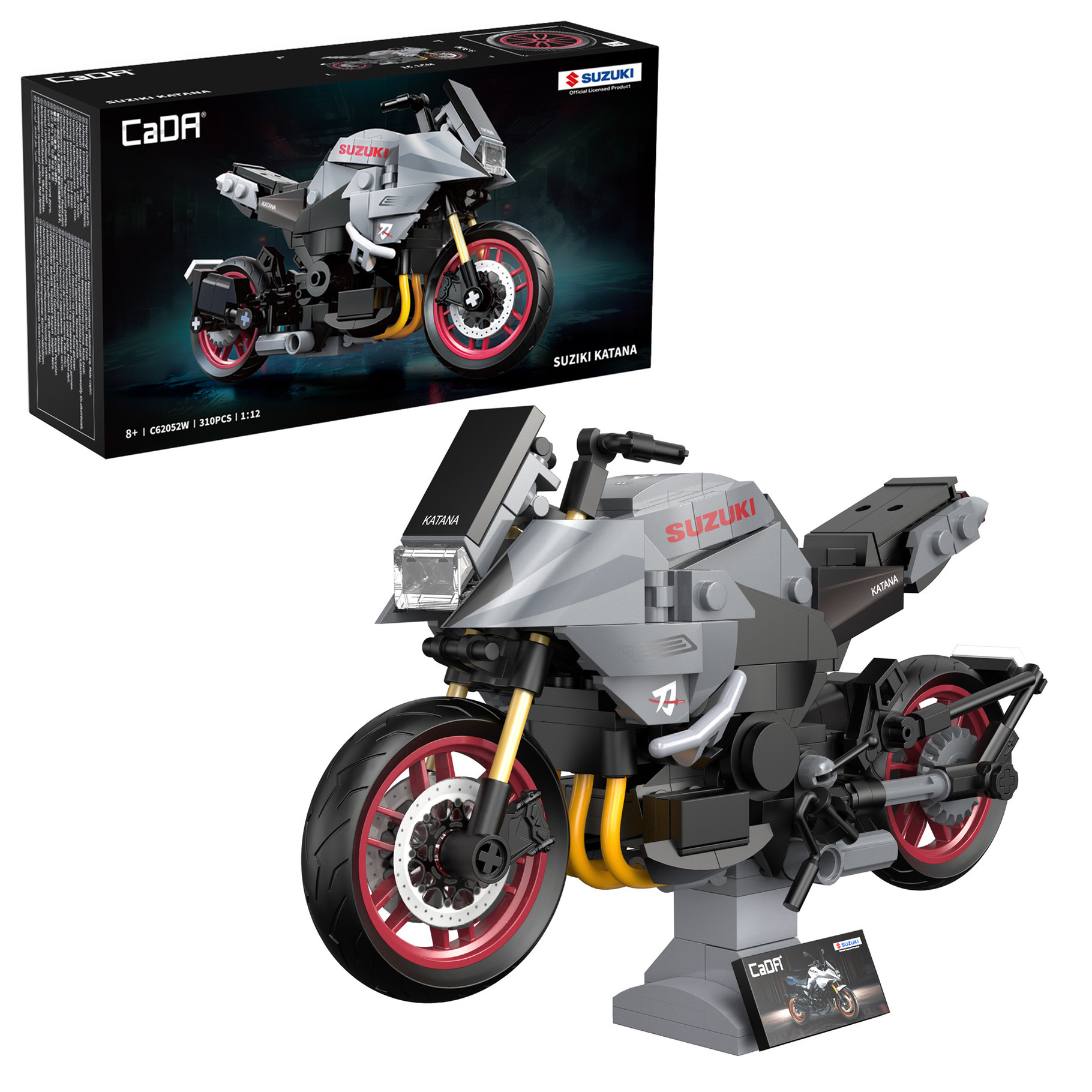 CaDA 1:12 Suzuki Katana Motorbike - 310 pcs