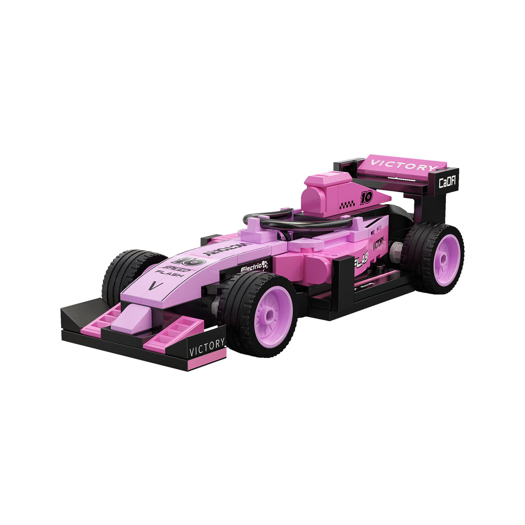 CaDA Pink Circuit Racing Car - 123 pcs
